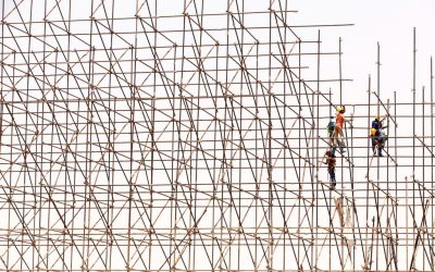 trabajos en andamios